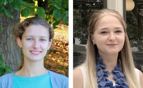 Катя Пономарчук и Люба Котельникова